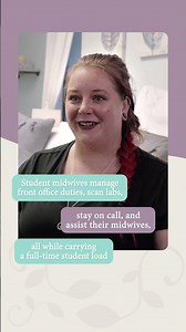 What is a student midwife?