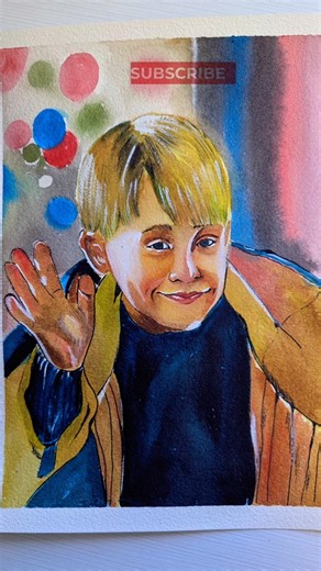 Watercolor painting #watercolor #howtodraw #watercolortutorial #diycrafts #sketch #christmas