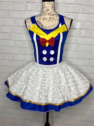 Bling Don the Duck Sailor Inspired Running Costume Outfit Skirt/tank Top - Etsy