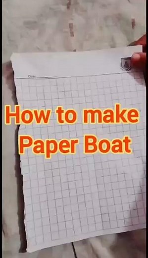 How to Make a Paper Boat that Floats! | Muhammad Homeschooling