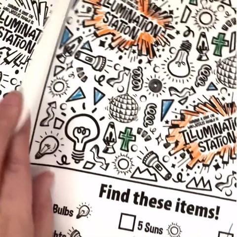 Illumination Station VBS Coloring Page Activity (digital Download) - Etsy