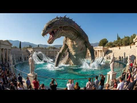 🔥I Entered a REAL Greek Prehistoric Zoo of Giant Monsters | Jurassic Park | REAL Dinosaur Zoo