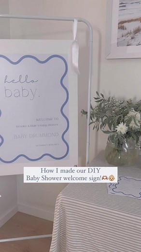 DIY Baby Shower Sign: Easy & Affordable | Step-by-Step Guide