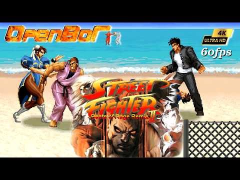 Street Fighter Beats of Rage Remix 2 4K 60FPS | OpenBOR Games PC Gameplay
