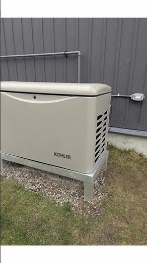26kw Kohler generator install with built in winter cold weather kit