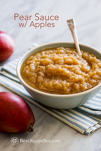 Pear Sauce Recipe with Apples Cinnamon | Best Recipe Box