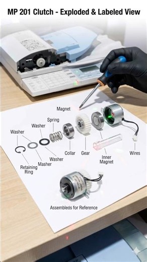 The pleasure of repairing (MP 201) RICOH