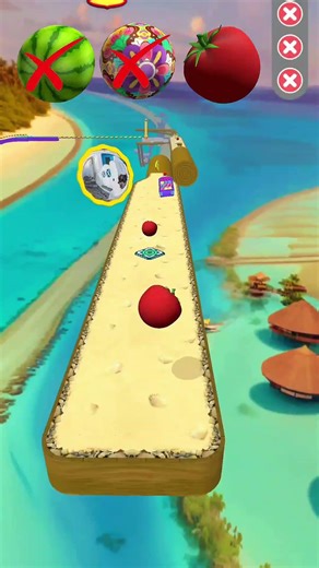 Watermelon vs Tomato 🍅: The Ultimate Going Balls Hard Level!#GoingBalls 🍉#ViralGaming ✨#GamingShort