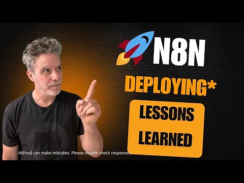 How I Deploy N8N Workflows & Lessons Learned