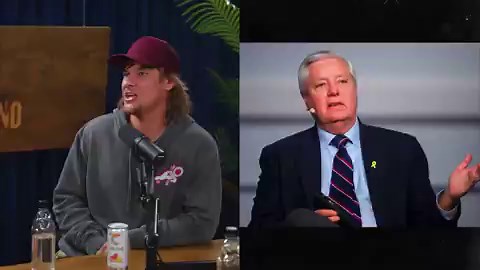 NEW🚨THEO VON: “Would you teach Lindsey Graham Jiu-Jitsu?” NATE DIAZ: “The gay guy? No, absolutely not.”