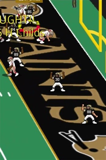 1980 49ers vs Saints (highlight) Henry Childs touchdown pass.