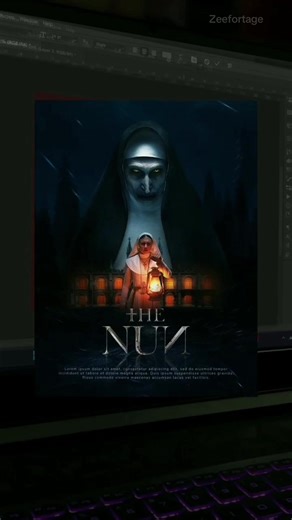 Nun poster design. Comment if you want any services #graphicdesign #graphicsdesigner #posterdesign #poster #brandidentity