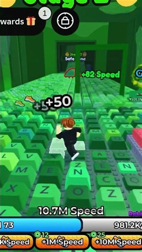 Roblox Keyboard Speed Run Challenge 🚀 | Fastest Speed Gameplay #shorts