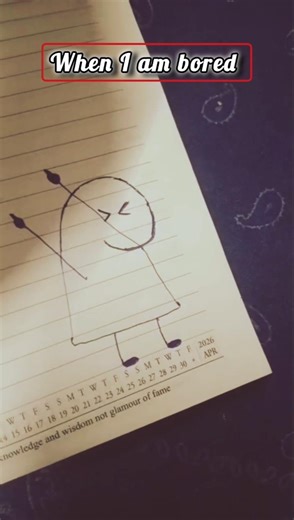 “POV: You’re Bored and Start Drawing Random Things”, My Pencil Turns Funny 😂✏️ . #pencil