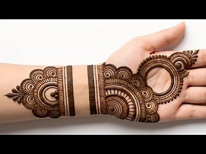 Beautiful easy mehndi design | new full hand mehndi design | simple mehndi design | mehndi design