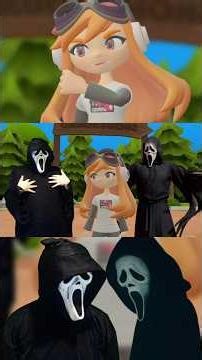 Meggy becomes Billy & Stu's coach #ghostface #scream #smg4 #meggyspletzer #memes #skits #viral