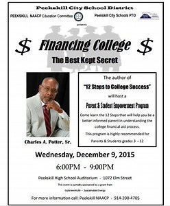 Author to Hold College Success Seminar at Peekskill High School