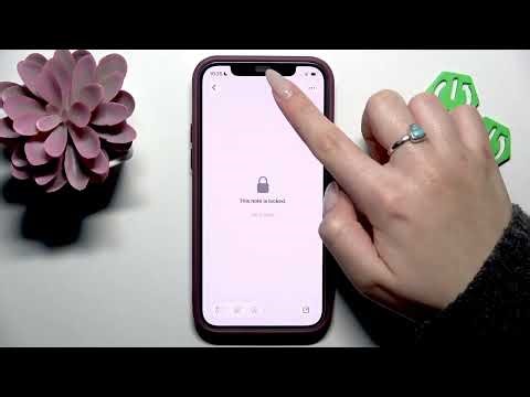 Wie sperre ich eine bestimmte Notiz auf dem iPhone mit Passwort?