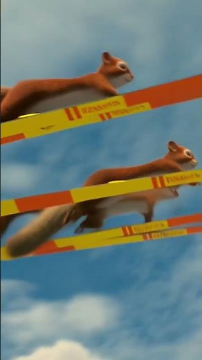flying squirrels wearing skis on the ski jump #cute #ihavethisthingwithplants #toocute #cutecritters