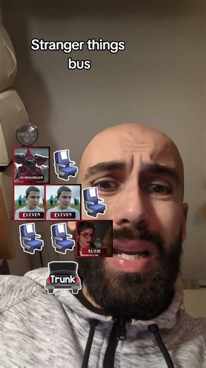 Stranger things bus challenge best character