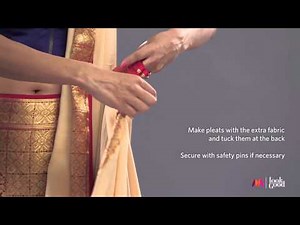 How to Drape a Saree Perfectly Part 3 - Women's Style Guide