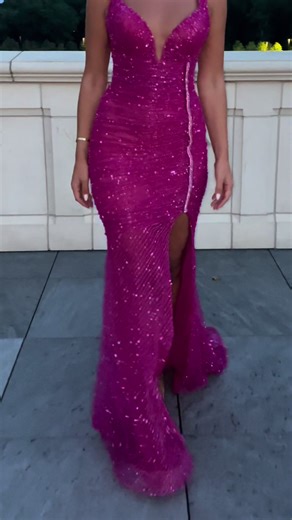 A pink moment🪩✨ #customdress #weddingtiktok #weddingguestdress #weddingdress