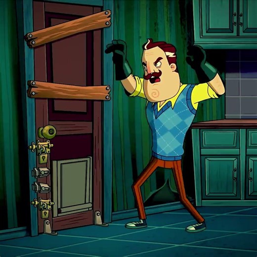 Locked In ☠️"Hello Neighbor Animated Series" DIA DE FIESTA (SLOWED)