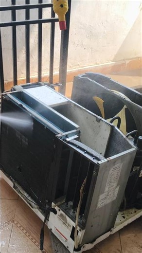 how to ac service at home | Window AC Servicing at Home | 9 Year Old AC Deep Cleaning || BABLU