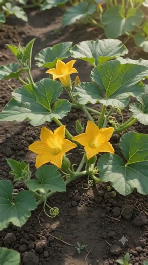 How pumpkin grows, pumpkin timelapse #pumkinplant #pumkintimelapse #farming