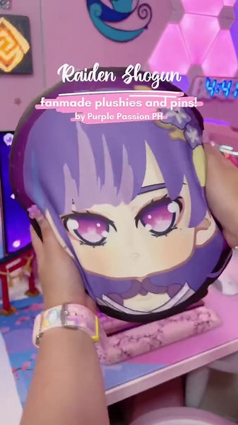 Super Cute Genshin Plushies and Pins – PurplePassionPH