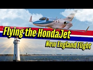 Inside the HondaJet Cockpit: New England to NY Flight