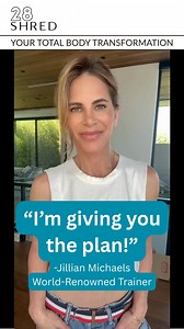 I designed the 28 Shred program to be your no-excuses solution. If you're serious about getting in shape, I'm giving you the map. This program is built to get you stronger every single week. It’s got my signature 3-2-1 intervals for strength, HIIT, and core—all packed into 30 minutes. All you have to do is show up. | Jillian Michaels