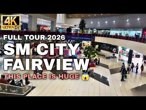 Inside one of the Biggest Mall in the Philippines | SM City Fairview Quezon City | 4K UHD tour