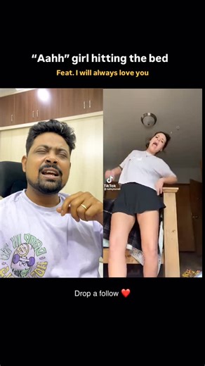𝗩𝗶𝘀𝗵𝗮𝗹 𝗪𝗮𝗻𝗸𝗵𝗲𝗱𝗲 | Funny Relatable Content & Music on Instagram: "Remember this *Ahh* meme! . . . . Girl hitting bed frame compilation, woman hitting bed frame, aah girl, tiktok music compilation funny, aah girl sound compilation, funny tiktok reels, funny instagram reels #best #ahh #aah #tiktokviral #girlhittingbedpost #funny #explore #foryou #memes"