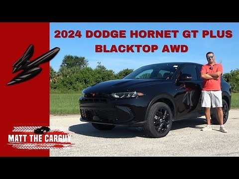 Is the 2024 Dodge Hornet GT Plus Blacktop AWD a good compact CUV? Full review and test drive.