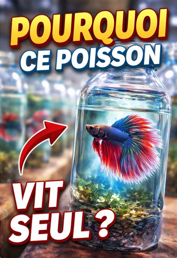 Le poisson combattant : un habitant solitaire des bouteilles