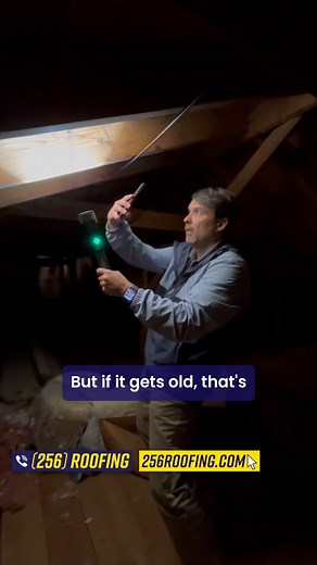 Join Doug as he performs a full roof and attic inspection to uncover the hidden damage behind a leaky roof. From the shingles to the decking, he walks through every detail showing why this roof can’t be repaired—it has to be completely replaced. Watch as he points out water intrusion, ventilation issues, and other signs of structural damage most homeowners never see until it’s too late. (256) ROOF-ING | www.256roofing.com | Thompson Roofing and Construction
