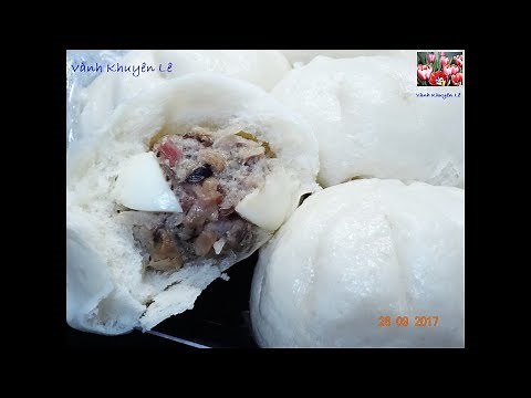 Bao, Secret to Making Bao with All-Purpose Flour, Meat Filling, White & Soft Crust, Vanh Khuyen