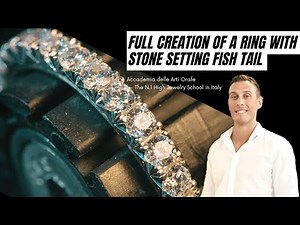 Creation of a ring with stone setting Fish Tail - Creazione di un anello con Incastonatura Fish Tail
