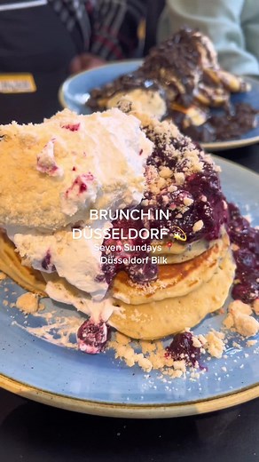 Have breakfast all day at Seven Sundays in Düsseldorf 📍🥞 #foodspots #düsseldorf #foodie #düsseldorffood #brunch #breakfast #pancakes