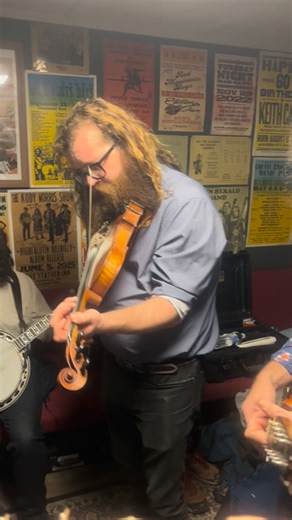 SongsFromtheRoadBand on Instagram: "Green Room Jams Songs From The Road Band w/ Ruth Shumway at @stationinnnashville #fiddle #bluegrass"