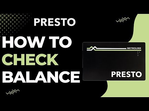 How to Check Presto Balance !