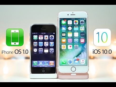 iPhone OS 1.0 vs iOS 10.0 - What's Changed in 9 Years?