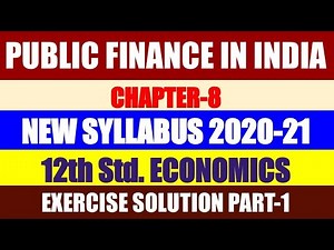 12th Economics Chapter-8 Exercise Solution Part-1 (Q. 1 to 4)