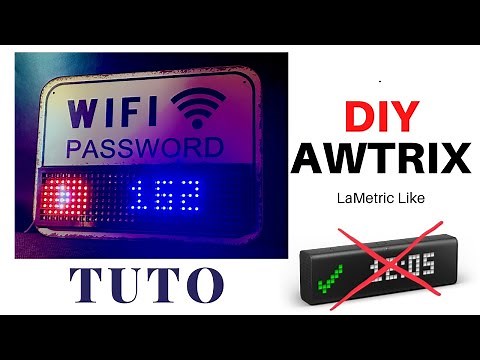 [TUTO] Awtrix, l'horloge connectée DIY à moins de 20€