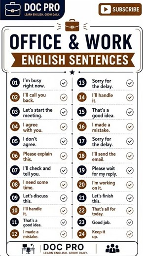 5 Phrases That Make You Sound Professional at Work #shorts