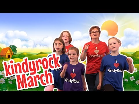 kindyRock March - Music and Movement for toddlers, preschoolers, and kindergarteners