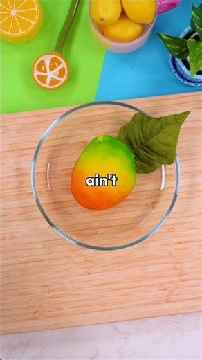 Making the FROZEN MANGO DESSERT using an ACTUAL FRUIT?!