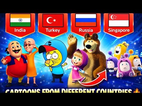 Cartoons From Different Countries Part 2 🌍🔥