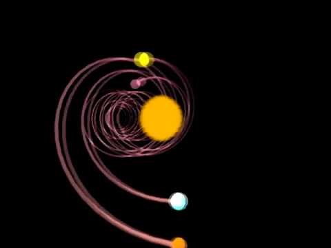 Solar system's motion through space